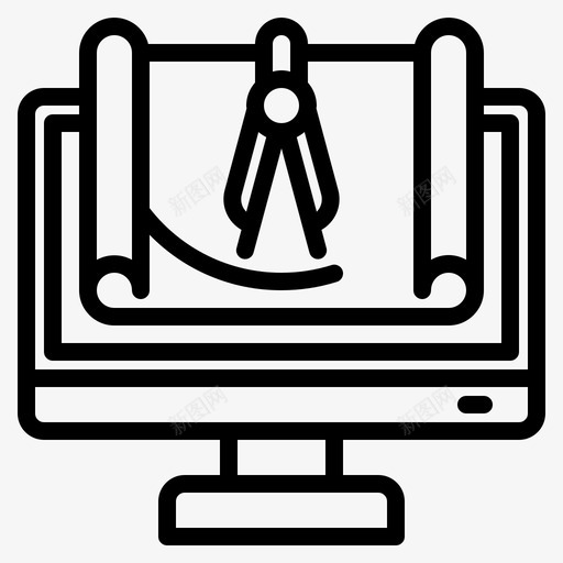 设计计算机应用1线性svg_新图网 https://ixintu.com 设计 计算机 应用 线性