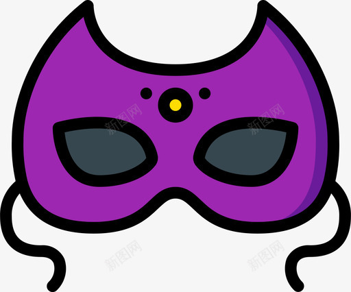 面具服装派对51线性颜色svg_新图网 https://ixintu.com 面具 服装 派对 线性 颜色