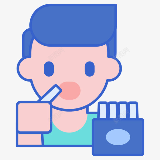 粉笔上瘾21线性颜色svg_新图网 https://ixintu.com 粉笔 上瘾 线性 颜色