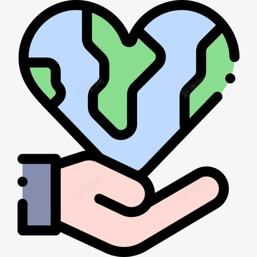 爱生态221线性色彩svg_新图网 https://ixintu.com 生态 线性 色彩