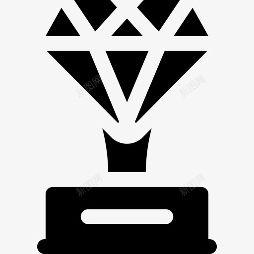 钻石奖奖项49已填充svg_新图网 https://ixintu.com 钻石 奖项 填充