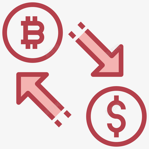 交易所区块链和金融科技4红色svg_新图网 https://ixintu.com 交易所 区块 金融 科技 红色