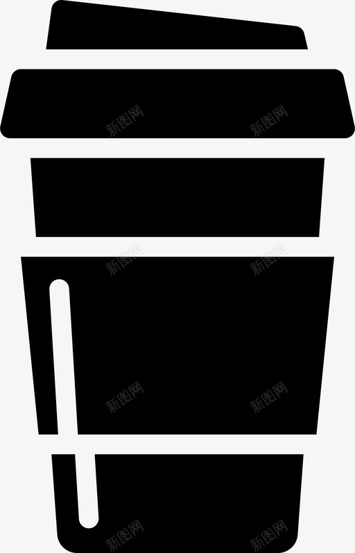 咖啡杯塑料制品1灌装svg_新图网 https://ixintu.com 咖啡杯 塑料制品 灌装