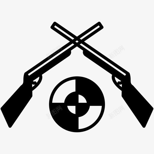 狩猎狩猎俱乐部射击俱乐部svg_新图网 https://ixintu.com 狩猎 俱乐部 射击 固体