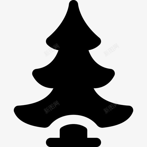 松树秋天120填充svg_新图网 https://ixintu.com 松树 秋天 填充