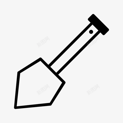铲子施工挖掘svg_新图网 https://ixintu.com 施工 工具 铲子 挖掘