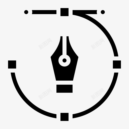 钢笔工具图形设计171字形svg_新图网 https://ixintu.com 钢笔 工具 图形设计 字形