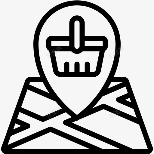 商店地图32线性svg_新图网 https://ixintu.com 商店 地图 线性