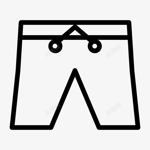 短裤海滩裤子svg_新图网 https://ixintu.com 短裤 海滩 裤子 泳装 运动 系列