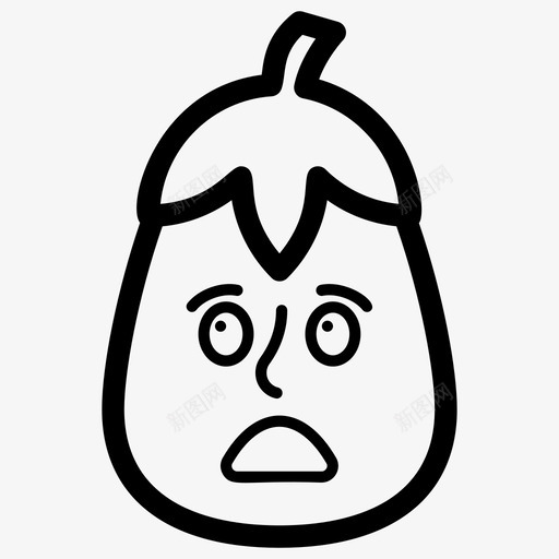 惊讶的布林贾尔脸表情符号情绪svg_新图网 https://ixintu.com 表情 符号 惊讶 布林 贾尔脸 情绪 向量 图标