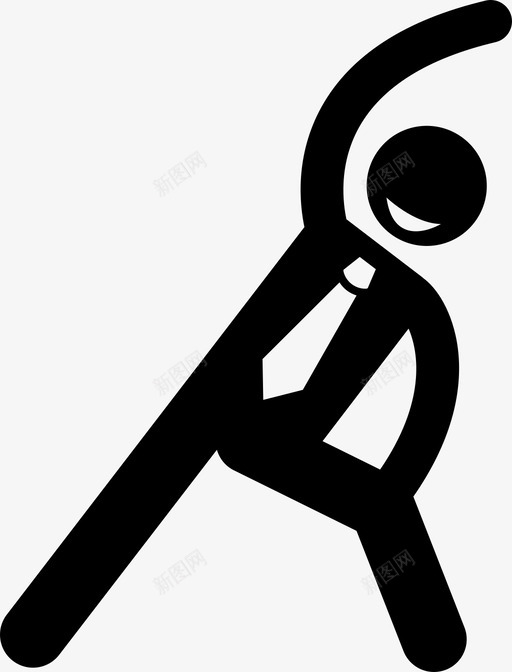 商人伸展运动热身svg_新图网 https://ixintu.com 人的 伸展 商人 姿势 手臂和腿部伸展运动瑜伽 数字 棍子 热身 运动 锻炼