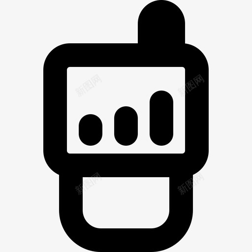 对讲机技术设备3线性svg_新图网 https://ixintu.com 对讲机 技术 设备 线性