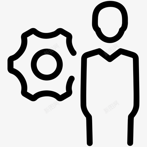 商务服务装备专家svg_新图网 https://ixintu.com 商务服务 装备 专家 支持 业务 大纲