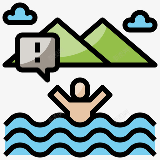 应急救援和响应8线性颜色svg_新图网 https://ixintu.com 应急 救援 响应 线性 颜色