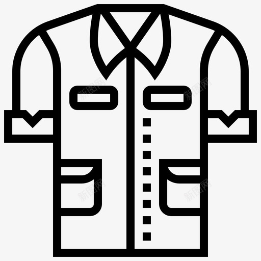 衬衫背包客13直线型svg_新图网 https://ixintu.com 衬衫 背包 直线 线型