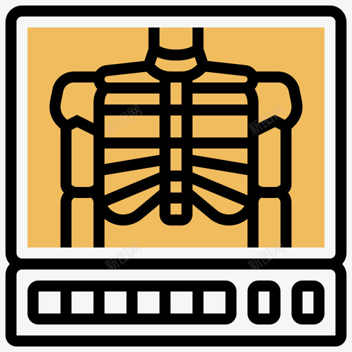 监视器健康检查13黄色阴影svg_新图网 https://ixintu.com 监视器 健康 检查 黄色 阴影