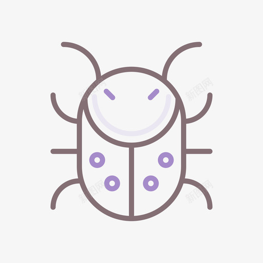 Bug移动应用开发线性颜色svg_新图网 https://ixintu.com Bug 移动 应用开发 线性 颜色