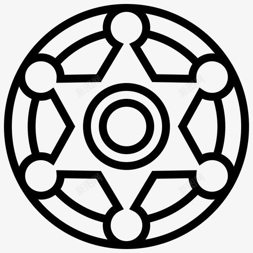 徽章牛仔11直系svg_新图网 https://ixintu.com 徽章 牛仔 直系