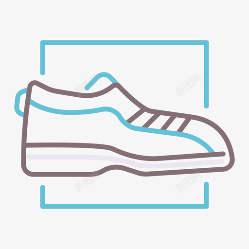 运动鞋网球14线性颜色svg_新图网 https://ixintu.com 运动鞋 网球 线性 颜色