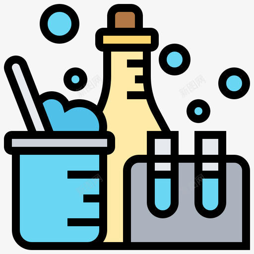 化学茎21线状颜色svg_新图网 https://ixintu.com 化学 线状 颜色