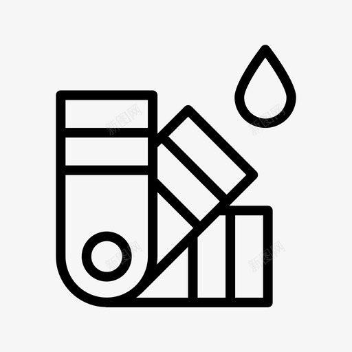 调色板织物特征11线性svg_新图网 https://ixintu.com 调色板 织物 特征 线性