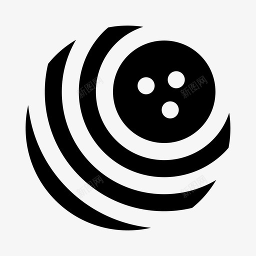 球保龄球游戏svg_新图网 https://ixintu.com 保龄球 游戏 运动 实心
