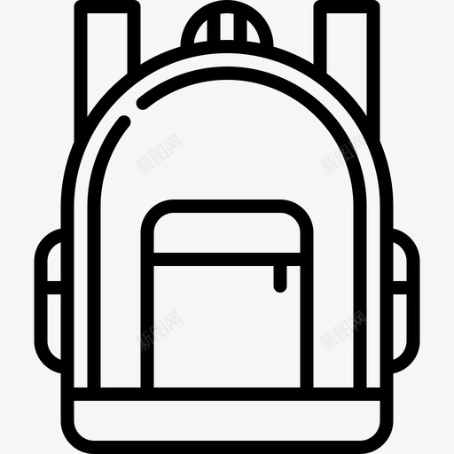 背包冬季旅行17线性svg_新图网 https://ixintu.com 背包 冬季 旅行 线性