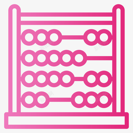 算盘玩具27梯度svg_新图网 https://ixintu.com 算盘 玩具 梯度