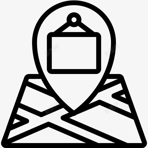 美术馆地图32线性svg_新图网 https://ixintu.com 美术馆 地图 线性