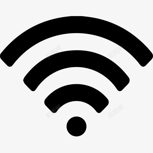 无线因特网信号svg_新图网 https://ixintu.com 无线 因特网 信号 符号 连接 网络 用户界面