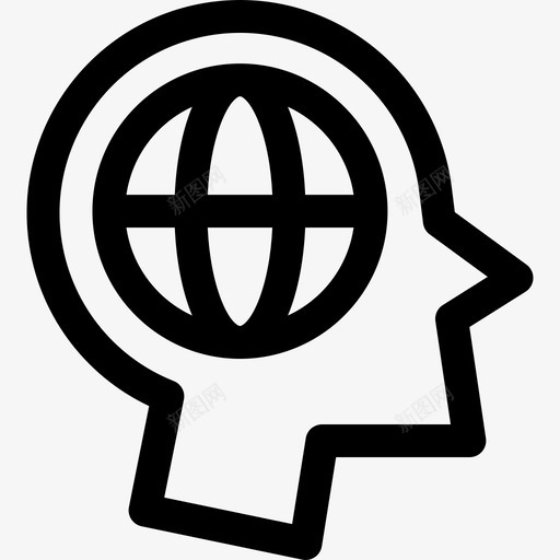 世界范围内人类思维51线性svg_新图网 https://ixintu.com 世界 世界范围 范围内 人类 思维 线性