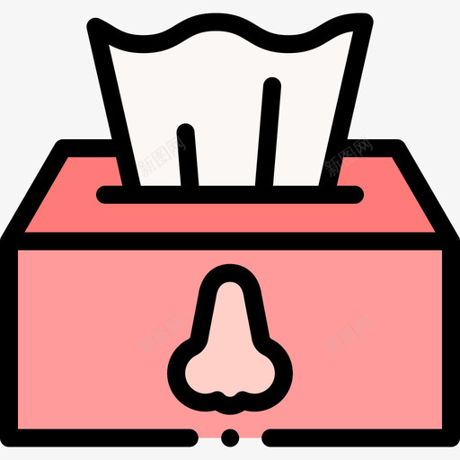 组织过敏35线状颜色svg_新图网 https://ixintu.com 组织 过敏 线状 颜色