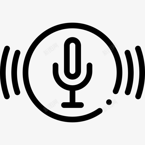 语音控制smarthome26线性svg_新图网 https://ixintu.com 语音 控制 smarthome 线性