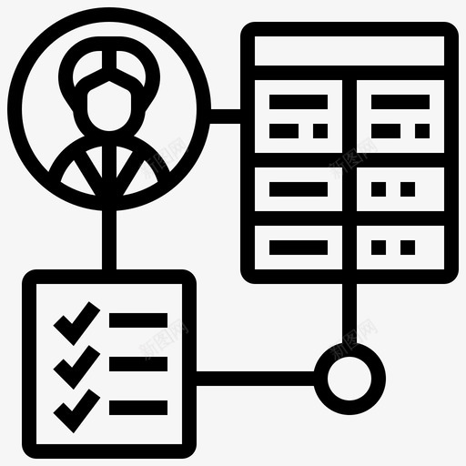 用户档案人力资源98线性svg_新图网 https://ixintu.com 用户 档案 人力资源 线性