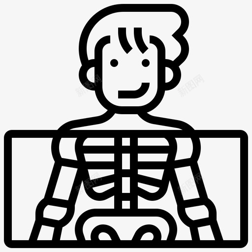 骨密度健康检查9线性svg_新图网 https://ixintu.com 密度 健康 检查 线性