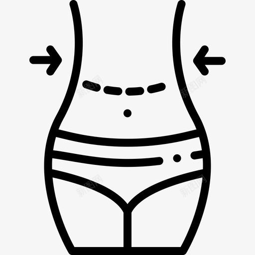 腹部成形术整形手术42线性svg_新图网 https://ixintu.com 腹部 成形术 整形 手术 线性