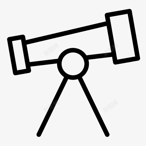 望远镜天文学观察svg_新图网 https://ixintu.com 望远镜 天文学 观察 轮廓