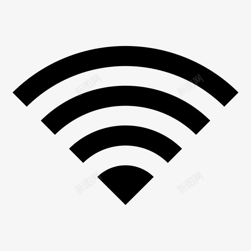 wifi4g互联网svg_新图网 https://ixintu.com wifi 互联网 连接 4g 信号 用户界面 标志 标志符 符号