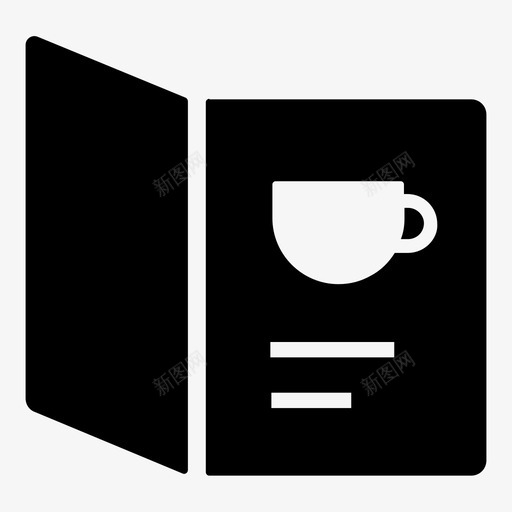 菜单卡咖啡咖啡店图标集1svg_新图网 https://ixintu.com 菜单 咖啡 咖啡店 图标