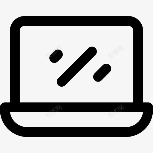 笔记本电脑商业金融18线性svg_新图网 https://ixintu.com 笔记本 电脑 商业 金融 线性