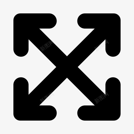 扩展箭头放大svg_新图网 https://ixintu.com 扩展 箭头 放大 调整 大小