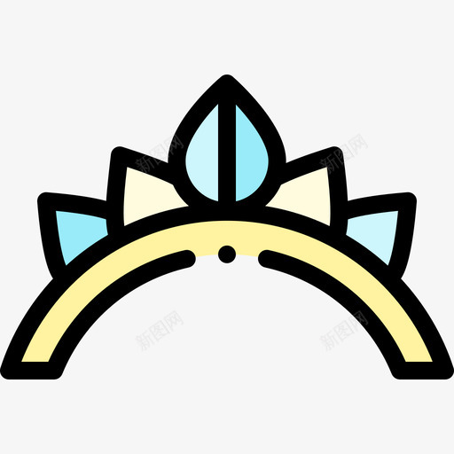 皇冠珠宝27线性颜色svg_新图网 https://ixintu.com 皇冠 珠宝 线性 颜色