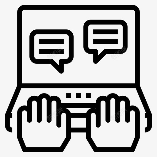 笔记本电脑在线学习75线性svg_新图网 https://ixintu.com 笔记本 电脑 在线学习 线性