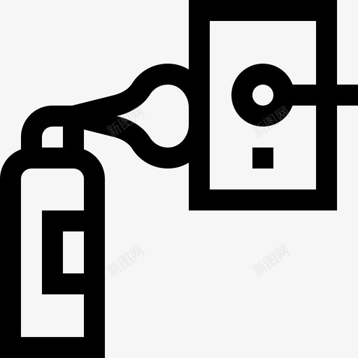 喷雾卫生和消毒线性svg_新图网 https://ixintu.com 喷雾 卫生 消毒 线性