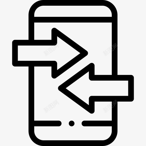 智能手机通信212线性svg_新图网 https://ixintu.com 智能 手机 通信 线性