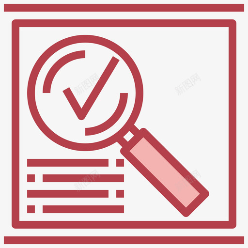 检查基本和通用1红色svg_新图网 https://ixintu.com 检查 基本 通用 红色