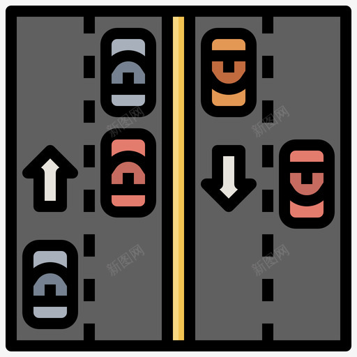 高速公路10号高速公路线形颜色svg_新图网 https://ixintu.com 高速公路 10号 线形 颜色