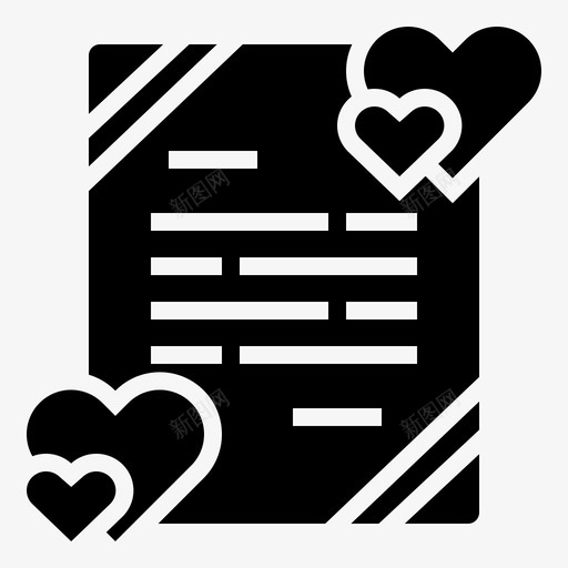 邀请浪漫爱情8填充svg_新图网 https://ixintu.com 邀请 浪漫 爱情 填充