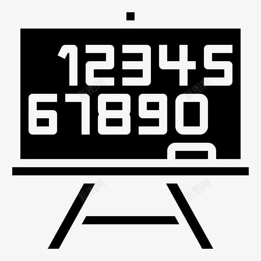 白板文具122填充svg_新图网 https://ixintu.com 白板 文具 填充