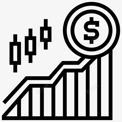 股票市场储蓄和投资18线性svg_新图网 https://ixintu.com 股票市场 储蓄 投资 线性